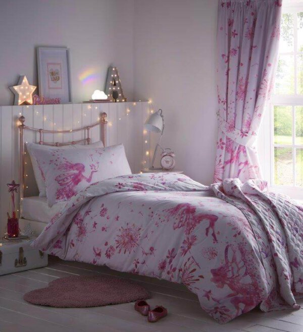 Fairy Princess Single Duvet Cover Set