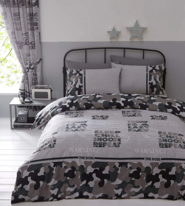 Camouflage King Duvet Set