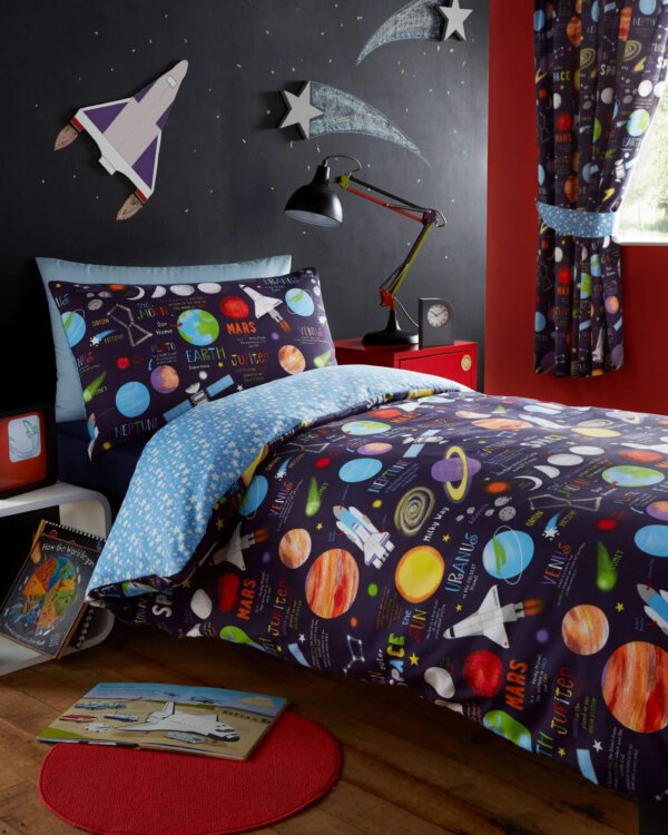 Planets Single Duvet Set