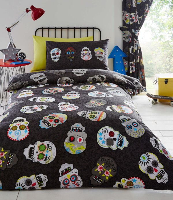 Sugar Skulls Single Bed Duvet Set