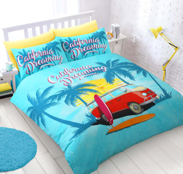 California Dreaming Duvet Set Double Bed