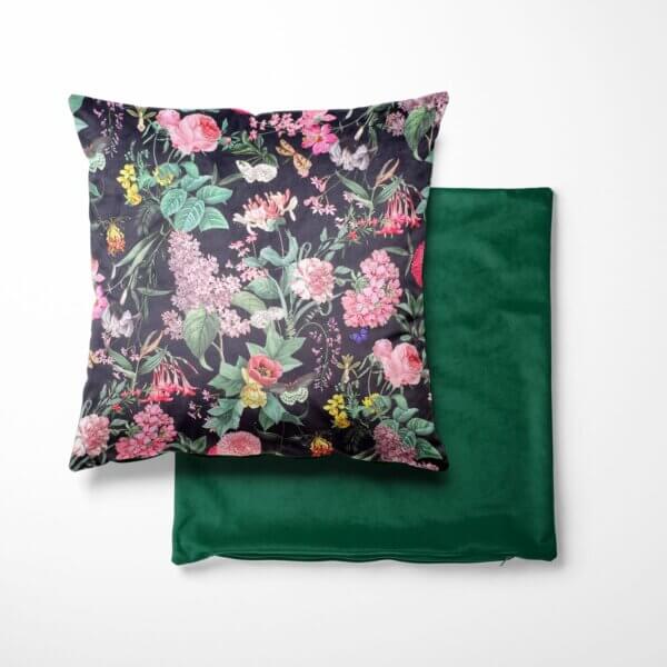 Printed Velvet Cushion Cover filled 20" CVC051