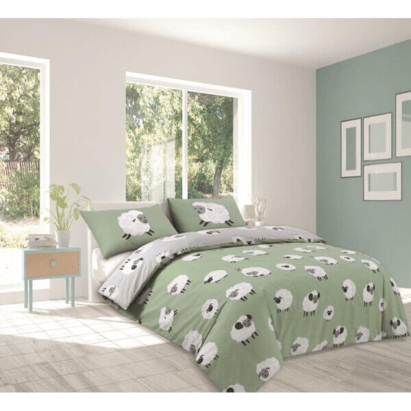 Fluffy Sheep Duvet Set Double Bed