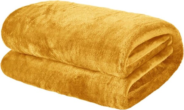 Fleece Blanket Ochre