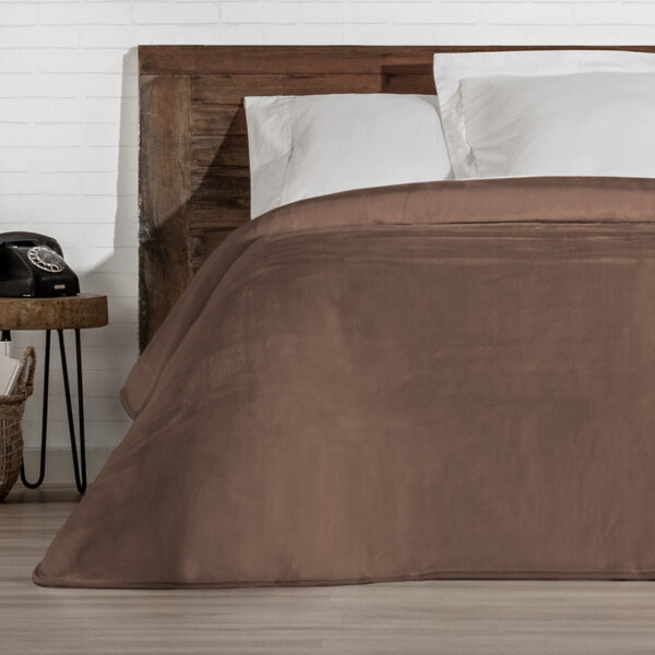 Manterol Casa Mint Blanket 240cm x 240cm Cocoa