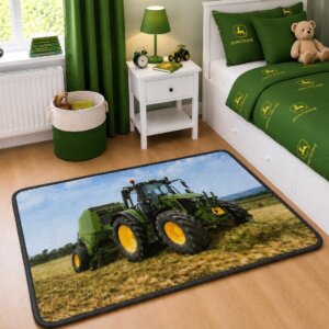 Kids John Deere Tractor Rug